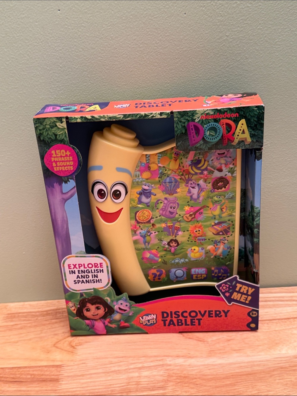 Nickelodeon Dora Discovery Tablet Toy - Yellow with Multicolor Panel